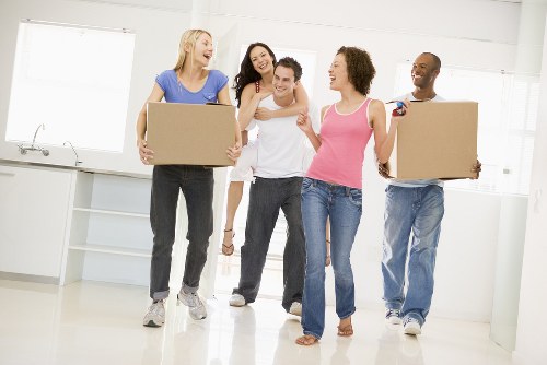 Man with van service helping with a local move in Haringey