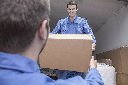 Man with van service helping with a local move in Haringey