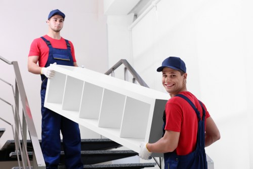 Local office movers handling desks and workstations in Haringey