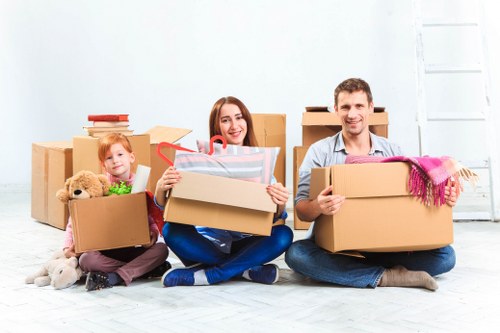 Careful handling of a specialist item during transport