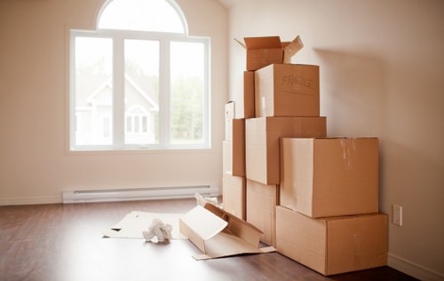 Careful loading of sofas and household furniture for a move in Haringey