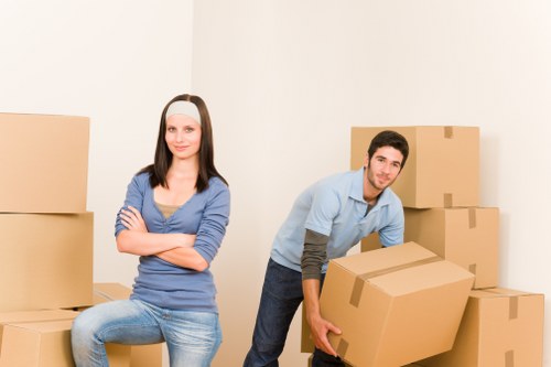 Removal team supporting a flat move in Haringey