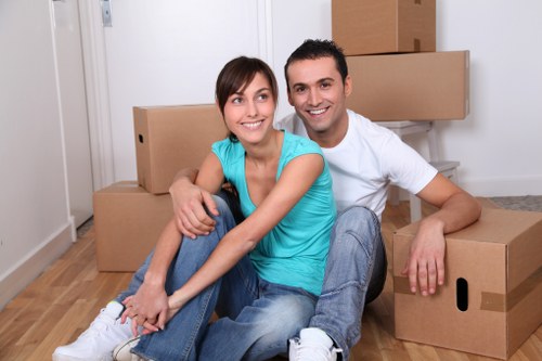 Van transport service with items secured for delivery