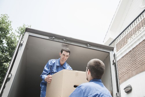 Manager reviewing a completed complaints case for a removal service